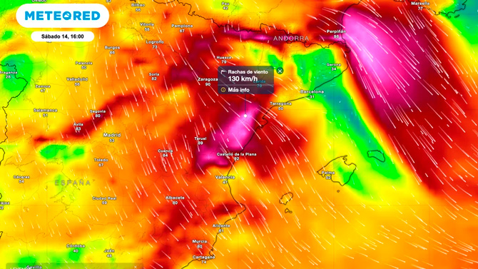 Última hora sobre el gran vendaval del sábado en Aragón, Comunidad Valenciana, Cataluña y Baleares