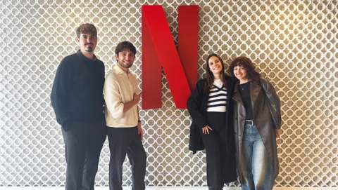 De Mallorca a Netflix: el jove director  Miquel Jaume visita els estudis de la  plataforma