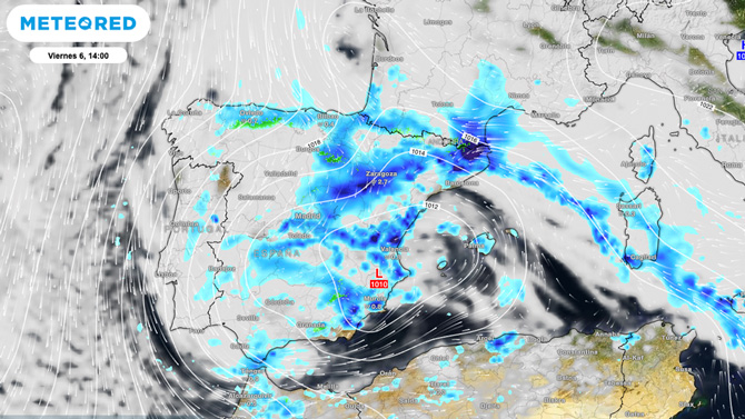 Una DANA mantendrá el tiempo inestable este fin de semana