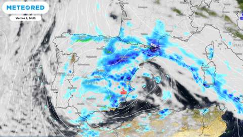 Una DANA mantendrá el tiempo inestable este fin de semana
