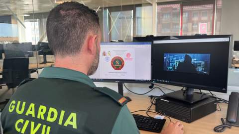 La Guardia Civil evita una estafa de 2,2 millones de euros gracias a una denuncia telemática