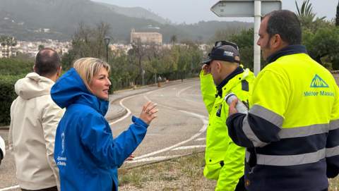Arrancan las obras de asfaltado en la Ma-10 dentro del plan municipal de mejora del firme en Andratx