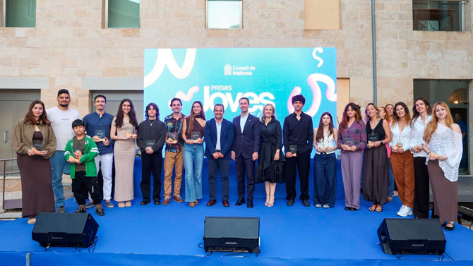 El talento creativo brilla en la primera edición de los Premis Joves Talents del Consell de Mallorca