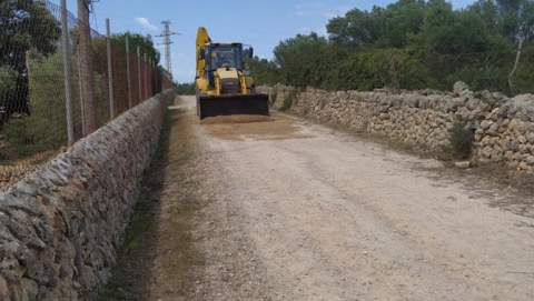 L’Ajuntament de Marratxí rehabilita els camins rurals de Son Ametler i Sa Comuna