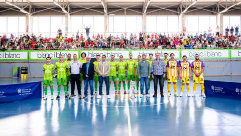 El Illes Balears Palma Futsal on Tour by Blanc i Blanc hace parada en Montuïri
