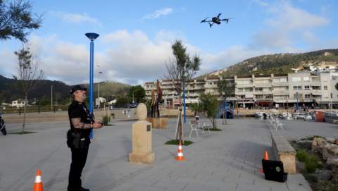 La Policía Local de Andratx refuerza la vigilancia y prevención mediante el uso de drones policiales