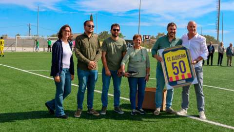El CE Alqueria celebra el seu 50è aniversari amb un  emotiu homenatge als seus socis fundadors