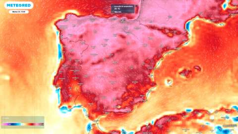 Meteored advierte: se acentúa el episodio extremo de calor y tormentas en España por la presencia de una DANA en el Atlántico