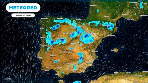 Meteored advierte de tormentas intensas en España antes de un posible episodio de calor muy intenso