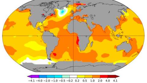 ¿Edad de hielo en Europa? La “mancha fría” del Atlántico norte y el posible colapso de la AMOC
