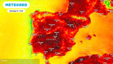 Fin de semana extremadamente cálido con temperaturas cercanas a los 40 ºC y ambiente sofocante en gran parte de España, según Meteored