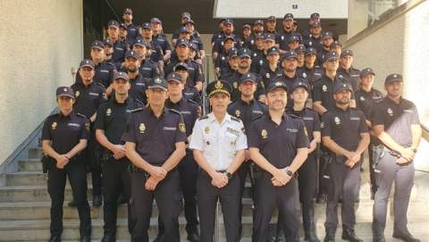 La Policía Nacional aumenta un 8,15 % su plantilla en Baleares