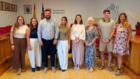 Marratxí impulsa l’ocupació juvenil amb la incorporació de quatre joves qualificats