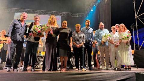 La Banda Municipal de Música de Santanyí fa vibrar  el Camp d'Esports amb l'espectacle 'Symphonic  Rock'