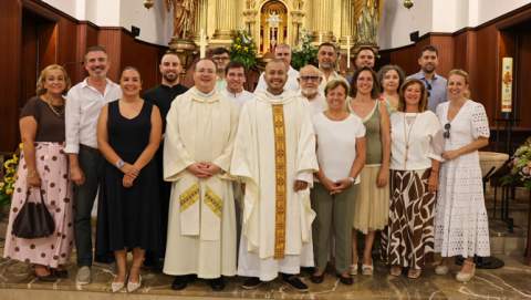 S'Alqueria Blanca celebra Sant Roc amb la missa  solemne, el ball dels caparrots i la correguda de joies