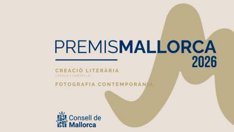 Ya está abierto el plazo de participación en los Premios Mallorca de Creación Literaria y de Fotografía Contemporánea 2026 del Consell de Mallorca