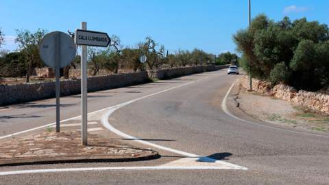 El Camí de Cala Llombards serà completament reasfaltat i senyalitzat amb una inversió de gairebé 900.000 €