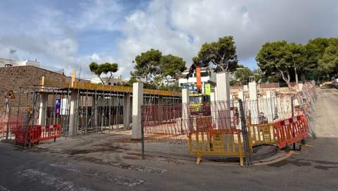 Les obres de l'aparcament de Portopetro avancen a bon ritme i es preveu la finalització abans de final d'any