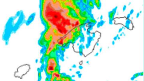 L’elevada aigua precipitable augmenta el potencial de pluges molt abundants a Mallorca
