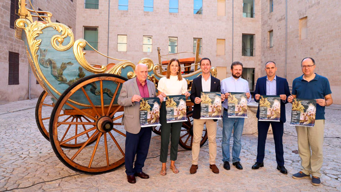 El carro triunfal de santa Catalina Tomàs llenará las calles de Palma con cerca de 900 participantes el 17 de octubre