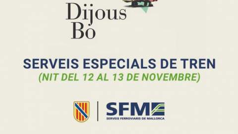 SFM incorpora servicios especiales con motivo del Dijous Bo en Inca