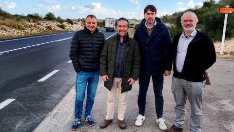 El Consell de Mallorca reforma la carretera que conecta Sineu con Ariany después de casi 20 años sin ninguna actuación integral