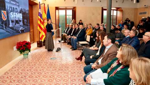 La presidenta Prohens inaugura la nova seu d’SFM a l’antic Hostal Términus